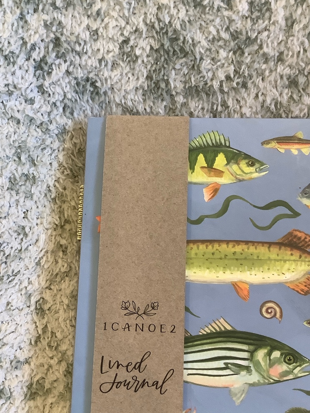 Fish HardCover Lined Notebook Travel Vacation Camping Journal NWT 160lined pages - Picture 5 of 15